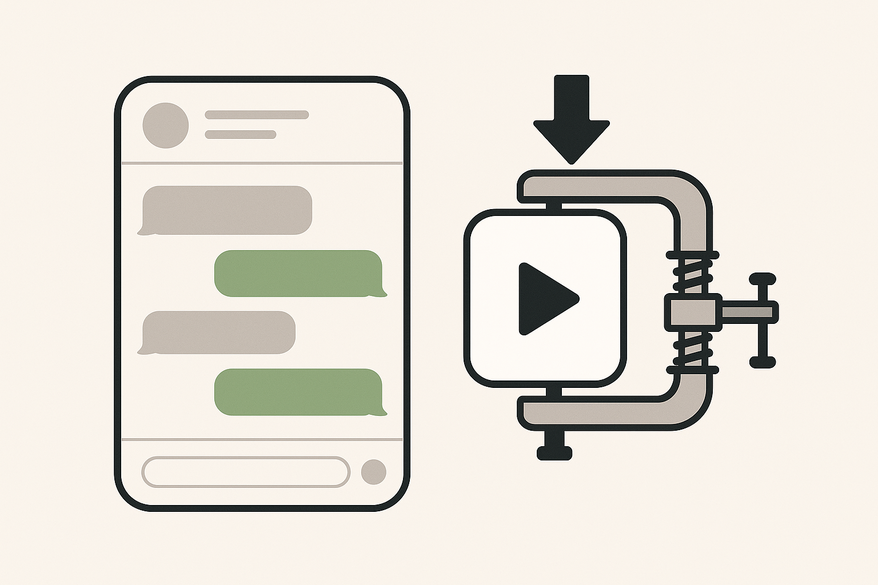 How to Compress Fake Chat Video Without Quality Loss