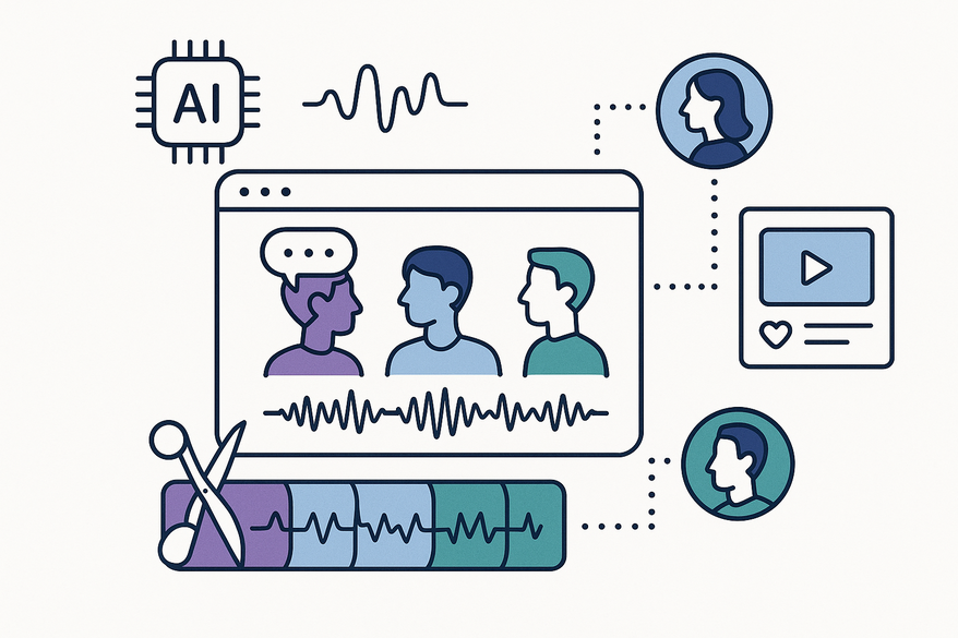 Can AI Clip Generators Detect Speaker Changes? How Speaker Diarization Powers Accurate Clips