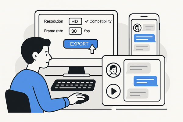Export Settings for Fake Chat Videos: Optimize for Clarity and Compatibility
