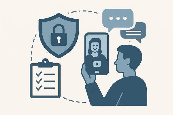Privacy Guidelines for Fake Chat Videos